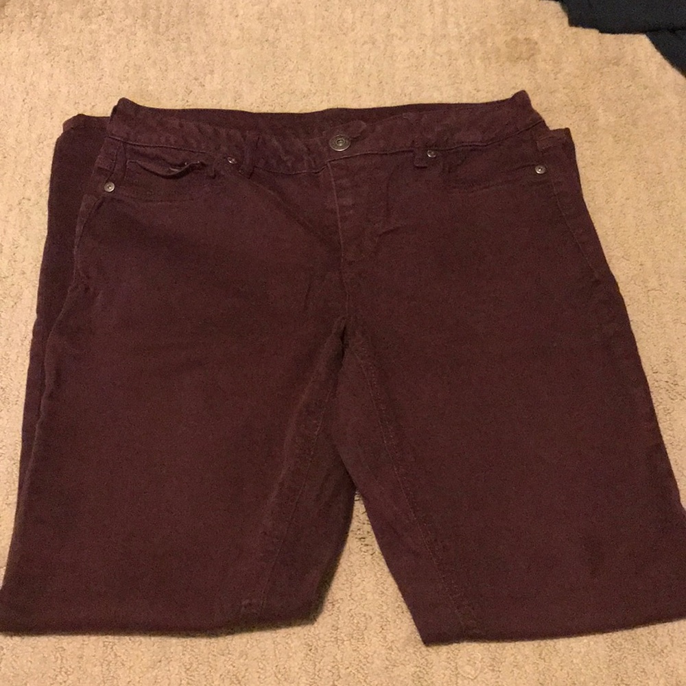 Maroon jegging